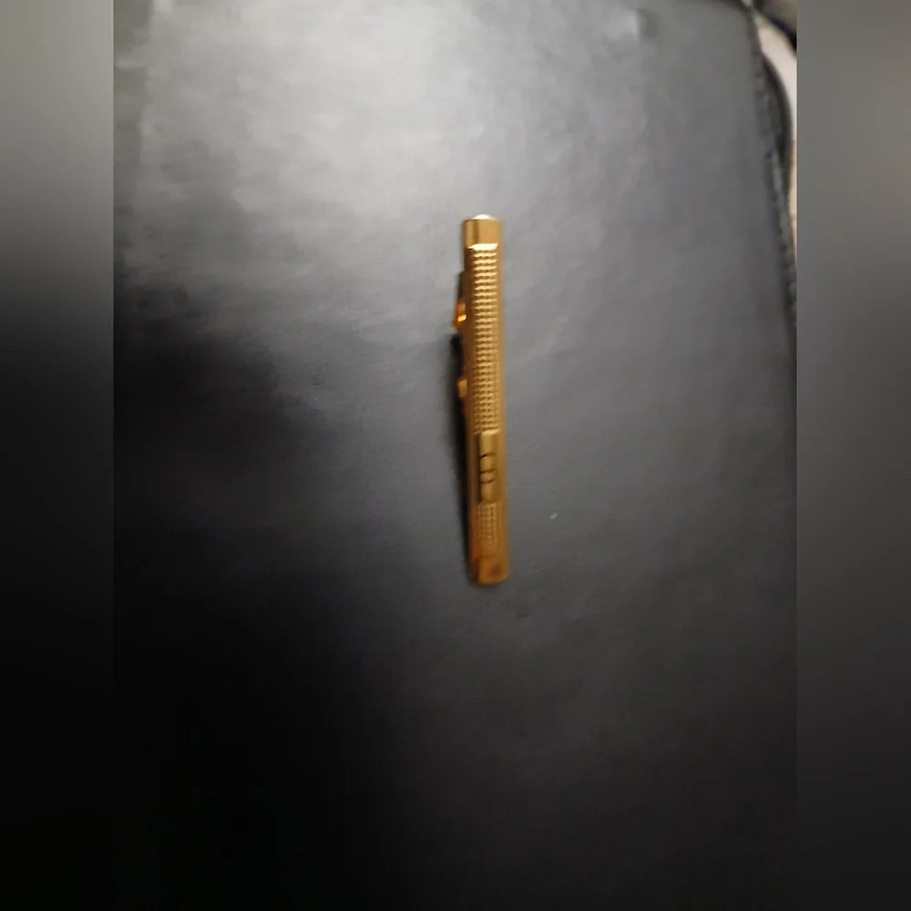 Authentic Dior Gold Tie Clip for Men